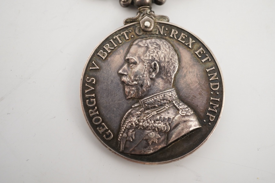 A George V Meritorious Service Medal (MSM), awarded to WR-264635 C.O.M. SJT. A.W. Beck. R.E. Condition - fair.